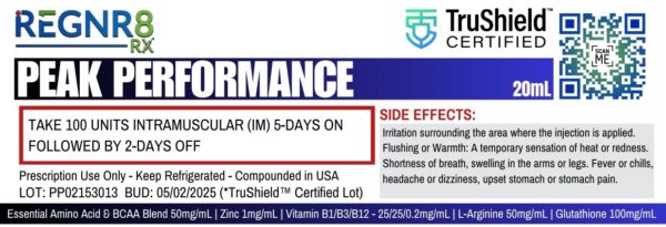 Peak Performance Blend Certified (20mL Vial)